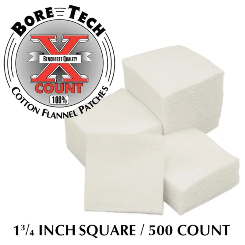 Bore Tech X-Count Patches 1 3/4 Inch Square - 500ct